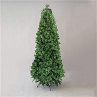 Eurolamp Χριστουγεννιάτικο Δέντρο Pvc Πράσινο Slim 180cm με Μεταλλική Βάση 600-30188