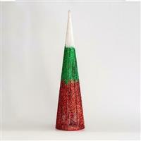Eurolamp Χριστουγεννιάτικο Διακοσμητικό Δέντρο Πολύχρωμο 20x80cm 600-45022
