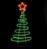Eurolamp Χριστουγεννιάτικο Φωτιζόμενο Δεντράκι Δέντρο Φωτοσωλήνας Ρεύματος IP44 51x112cm 600-20013