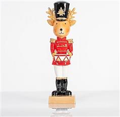 Eurolamp Χριστουγεννιάτικος Τάρανδος Πολύχρωμος 35cm 600-44814