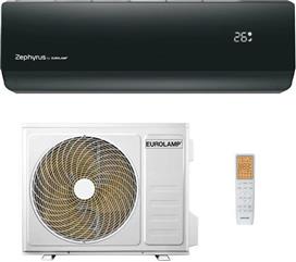 Eurolamp Zephyrus TAC-09CHSD/XA82I Κλιματιστικό Inverter 9000 BTU A++/A+ με WiFi Μαύρο