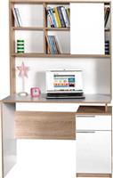 Fidelio Plus Παιδικό Γραφείο με Βιβλιοθήκη Μελαμίνη Sonoma-Λευκό 105x56x170cm