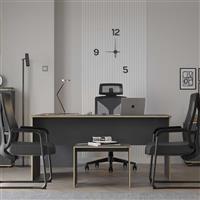 Fidelio Rio Γωνιακό Γραφείο Ξύλινο Γκρι 160x144x75cm FD-RMS320-GR