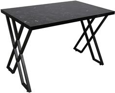 Fidelio Τραπέζι Super με Μεταλλικά Πόδια Μαύρο 110x70x75cm FD-SUPER-BL