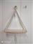 Fidelio Village 3 Macrame Ράφι Κρεμαστό Λευκό-Δρυς 40x60xcm FD-VLG3