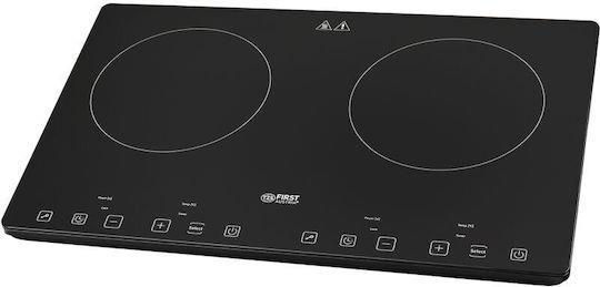 First Austria FA-5095-3 Ηλεκτρική Εστία Επαγωγική Διπλή Μαύρη