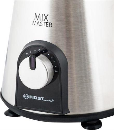 First Austria FA-5241-3 Μπλέντερ με Γυάλινη Κανάτα 1.5lt 1000W Inox