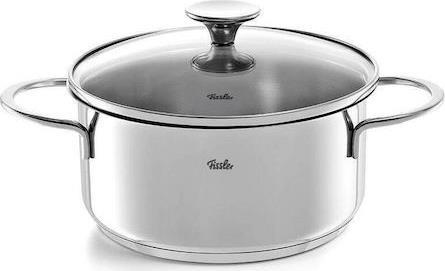 Fissler Copenhagen Σετ Μαγειρικά Σκεύη από Ανοξείδωτο Ατσάλι Ασημί 4011405000 9τμχ
