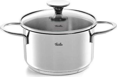 Fissler Copenhagen Σετ Μαγειρικά Σκεύη από Ανοξείδωτο Ατσάλι Ασημί 4011405000 9τμχ
