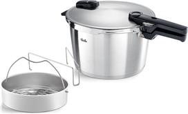 Fissler Vitaquick Premium Χύτρα Ταχύτητας 10lt με Καλάθι Ατμού