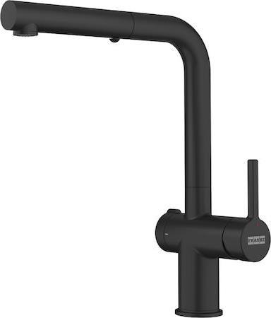 Franke Active Twist Ψηλή Μπαταρία Κουζίνας Πάγκου με Ντουζ Matte Black