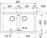Franke Basis BFG 620-34-34 Ένθετος Νεροχύτης από Συνθετικό Γρανίτη Μ86xΠ50cm Polar White