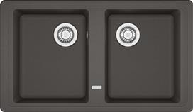 Franke Basis Fragranite BFG 620 Ένθετος Νεροχύτης από Συνθετικό Γρανίτη Μ86xΠ50cm Slate Grey