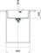 Franke Centro 2.0 CNG 610/210-54 Matt Black 59x50cm