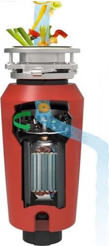 Franke Elite Slimline 75 Σκουπιδοφάγος με Ισχύ 3/4hp 16x38.6cm