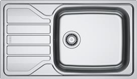 Franke Flash FLX 611-86/50 Ένθετος Νεροχύτης Inox Μ86xΠ50cm Ασημί