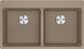 Franke Maris Centro 620-39-39 FTL Ένθετος Νεροχύτης από Συνθετικό Γρανίτη Μ86xΠ50cm Oyster