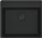 Franke Maris MRG 610-52 TL Ένθετος Νεροχύτης από Συνθετικό Γρανίτη Μ56xΠ51cm Total Black Matt