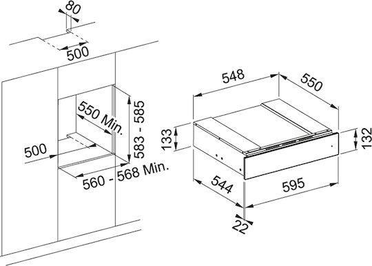 Franke MYTHOS FMY 14 DRW XS Θερμοθάλαμος Πιατικών Inox