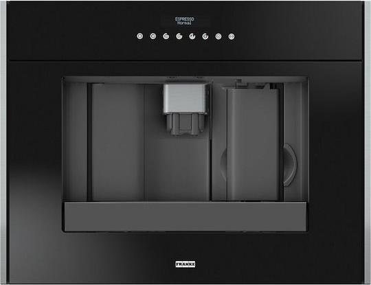 Franke Mythos FMY 45 CM XS Αυτόματη Μηχανή Espresso Εντοιχιζόμενη 1350W Πίεσης 15bar με Μύλο Άλεσης Inox