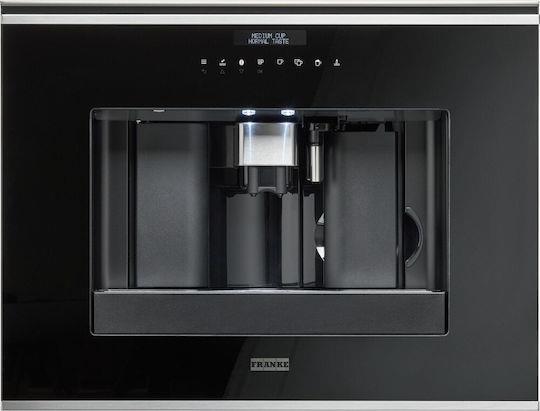 Franke Mythos FMY 45 CM XS Αυτόματη Μηχανή Espresso Εντοιχιζόμενη 1350W Πίεσης 15bar με Μύλο Άλεσης Inox