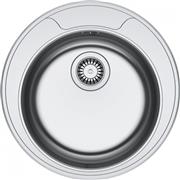 Franke Rondo ROL 610-39 Ένθετος Νεροχύτης Inox Μ51xΠ51cm Ασημί