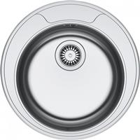 Franke Rondo ROL 610-39 Ένθετος Νεροχύτης Inox Μ51xΠ51cm Ασημί