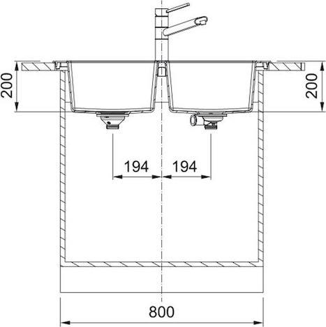 Franke Sirius 2 620 86x50 Polar White