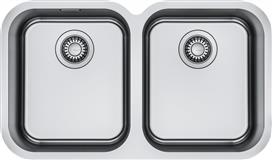 Franke Smart SRX 120-34-34 Υποκαθήμενος Νεροχύτης Brushed Μ76.19xΠ44.7cm Inox