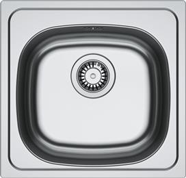 Franke Spark SKN 610-37/44 Ένθετος Νεροχύτης Inox Σατινέ Μ45.5xΠ43.5cm