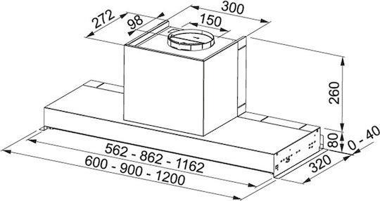 Franke Style FST Plus 608 X Μηχανισμός Απορρόφησης 60cm Inox