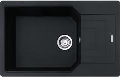 Franke Urban UBG 611-78XL Ένθετος Νεροχύτης από Συνθετικό Γρανίτη Μ78xΠ50cm GSC Matte Black
