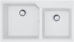 Franke Urban UBG 620-86 Ένθετος Νεροχύτης από Συνθετικό Γρανίτη Μ86xΠ50cm Polar White
