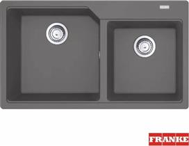 Franke Urban UBG 620-86 Ένθετος Νεροχύτης από Συνθετικό Γρανίτη Μ86xΠ50cm Stone Grey