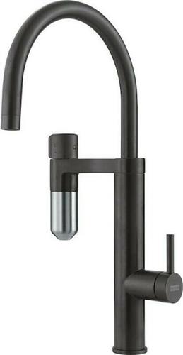 Franke Vital Capsule 2 in1 Matt Black / Steel Optic