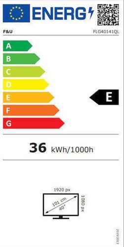 F&U FLG40141QL Smart Τηλεόραση 40