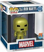 Funko Pop! Deluxe: Hall of Armor-Iron Man Model 1 Metallic Bobble-Head Special Edition Exclusive 1035