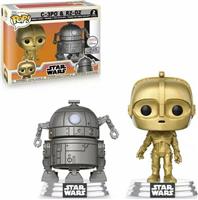 Funko Pop! Disney: Star Wars-SRS-R2 & 3PO Bobble-Head Special Edition Exclusive