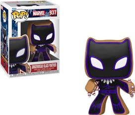 Funko Pop! Marvel: Marvel-Gingerbread Black Panther 937 Bobble-Head