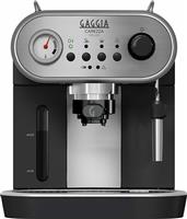 Gaggia Carezza Deluxe Ημιαυτόματη Μηχανή Espresso 1900W Πίεσης 15bar Ασημί