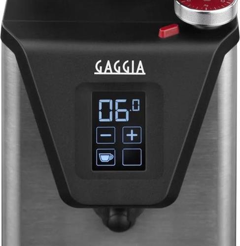 Gaggia MDF55 Ηλεκτρικός Μύλος Καφέ 310W με Χωρητικότητα 250gr Ασημί