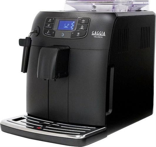 Gaggia Velasca CMF Αυτόματη Μηχανή Espresso 1500W Πίεσης 15bar με Μύλο Άλεσης Μαύρη