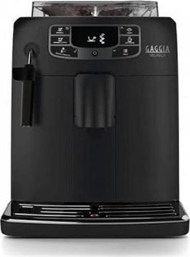 Gaggia Velasca CMF Αυτόματη Μηχανή Espresso 1500W Πίεσης 15bar με Μύλο Άλεσης Μαύρη