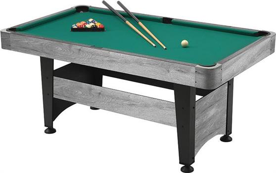 Garlando Chicago 5 Τραπέζι Μπιλιάρδου Αμερικάνικο Grey Oak Μ176xΠ96xΥ79cm 03-432-114