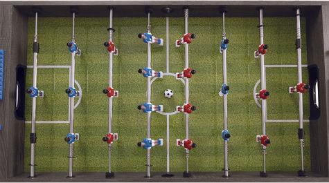 Garlando F-2 Επιδαπέδιο Ποδοσφαιράκι Ξύλινο με Εξερχόμενες Ράβδους Μ121 x Π95.5 x Υ79cm 03-432-109