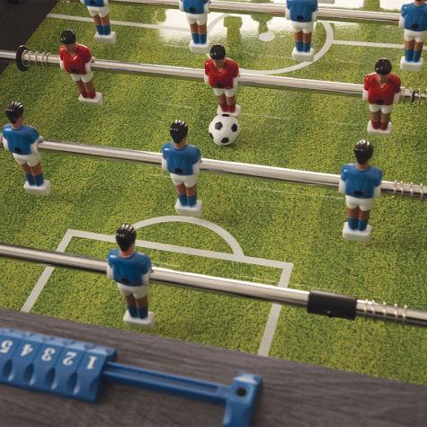 Garlando F-2 Επιδαπέδιο Ποδοσφαιράκι Ξύλινο με Εξερχόμενες Ράβδους Μ121 x Π95.5 x Υ79cm 03-432-109