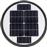 GloboStar Στεγανό Ηλιακό Φωτιστικό Δρόμου IP65 με Ανιχνευτή Κίνησης και Αισθητήρα Φωτός και Θερμό Λευκό Φως 3000K Μαύρο 12153