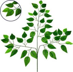 GloboStar Τεχνητό Φυτό Πράσινο Μπέντζαμιν 27cm