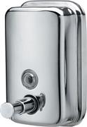 Gloria Επιτοίχιο Dispenser από Ανοξείδωτο Ατσάλι Ασημί 500ml 43-9301