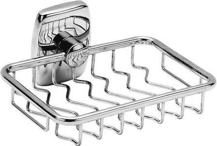 Gloria Hotelia Σπογγοθήκη Επιτοίχια Inox Ασημί 03-8009